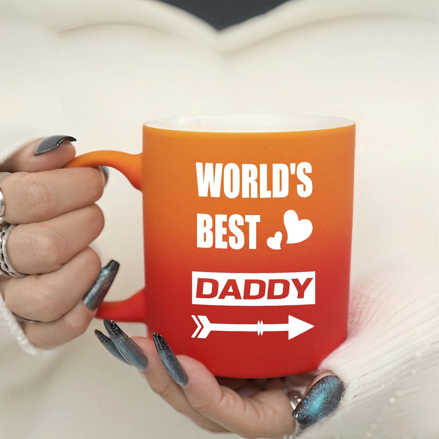 1pc 11oz World's Best Daddy Milk Mug | Fun Creative Gift for Dad | Father's Holiday Ceramic Coffee Mug ShopOnlyDeal