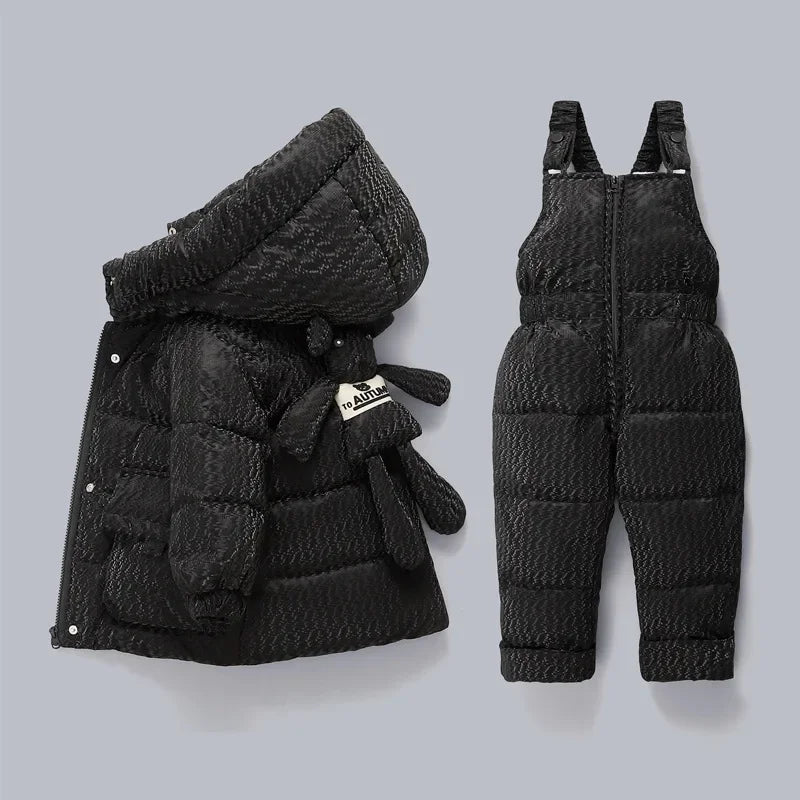 Winter Overalls Jumpsuit for Girls Boy Children Suits Jackets Kids Snowsuit Duck Down Parka Coat Toddler Baby Bear Toy Outerwear ShopOnlyDeal