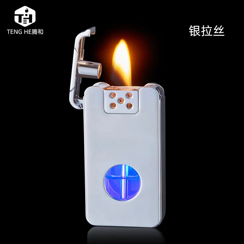 Classic Intelligent Voice Controlled Ignition Kerosene Lighter | Large Capacity | Blue Light Retro Lighter ShopOnlyDeal