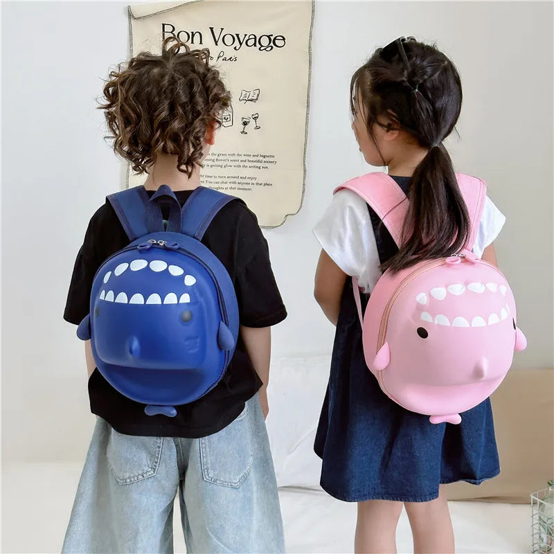 Children School Bags PVC Cartoon Shark 3D Kids Backpacks Kindergarten Bookbag Toddle Kids Backpack Fashion Travel Outdoor Bags ShopOnlyDeal