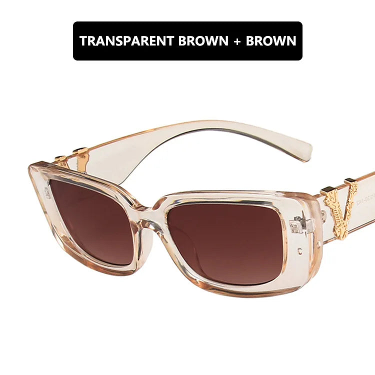 New Vintage Small Cat-Eye Sunglasses | Retro Brand Designer Square Eyewear for Men and Women - Stylish Oculos De Sol ShopOnlyDeal