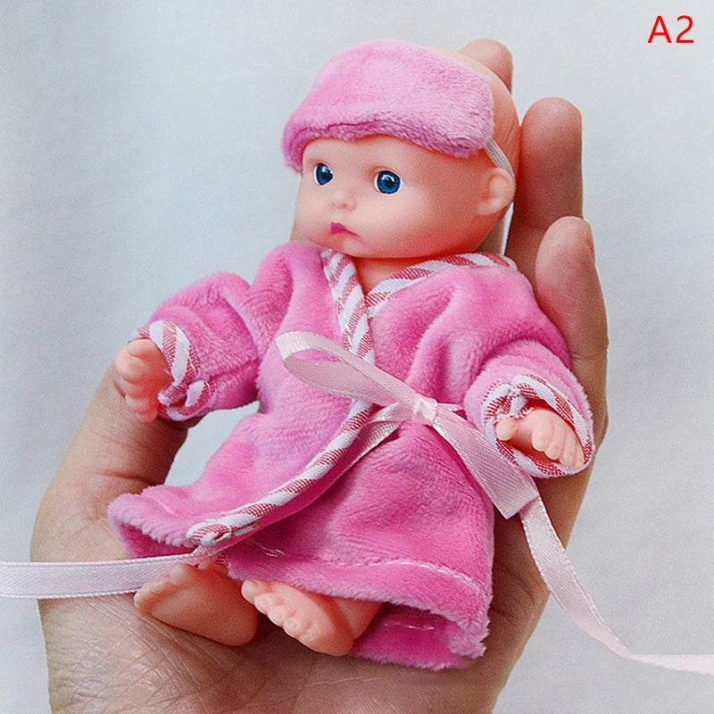 Reborn Dolls Baby Reborn Silicone Reborn Baby Doll 12cm Palm Dolls Pajamas Dress Simulation Baby Reborn Baby Doll Toys ShopOnlyDeal