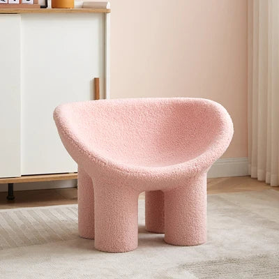 MOMO Elephant Leg Chair Children Nordic Designer Single Simple Creative Ins Lamb Velvet Leisure Chair Elephant Stool ShopOnlyDeal