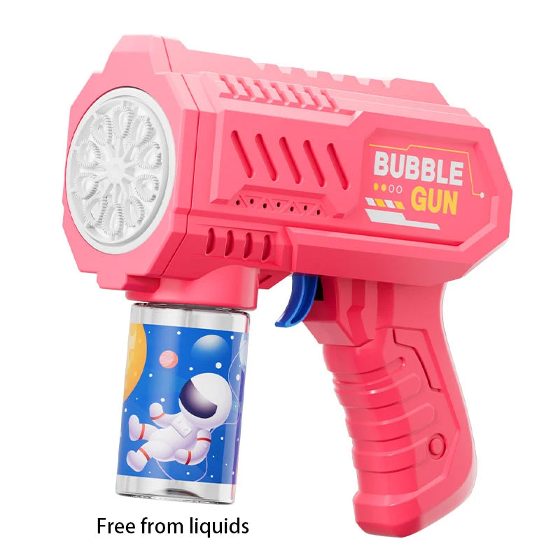 Astronaut Electric Automatic Light Bubble Machine Bubble Gun Toy Summer Beach Bath Outdoor Game Fantasy Toys for Children Kids ShopOnlyDeal