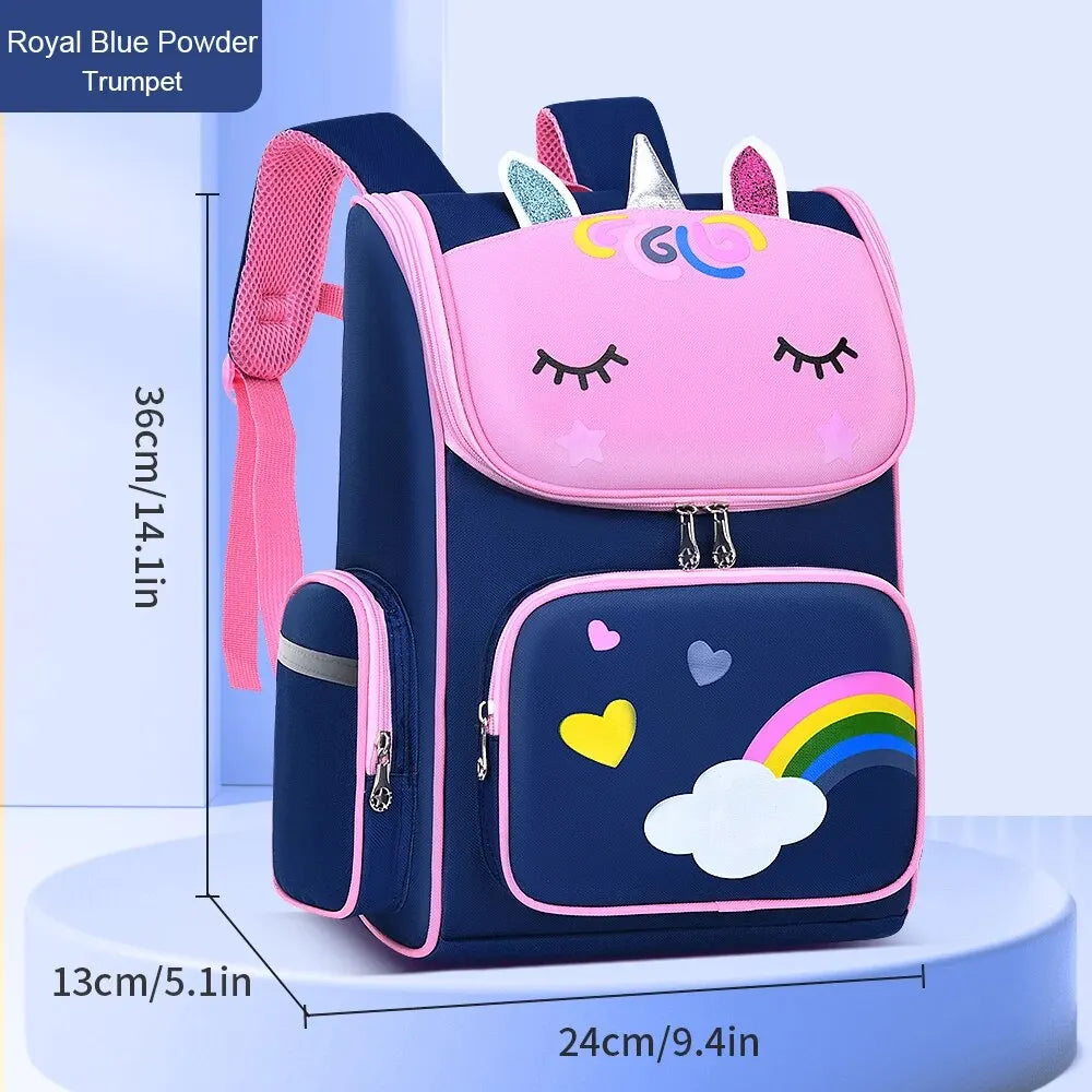 Children's Elementary School Students Schoolbag Girls | Grades 1-6, Ages 6-12 | Shoulders Backpack Cute Waterproof Light ShopOnlyDeal