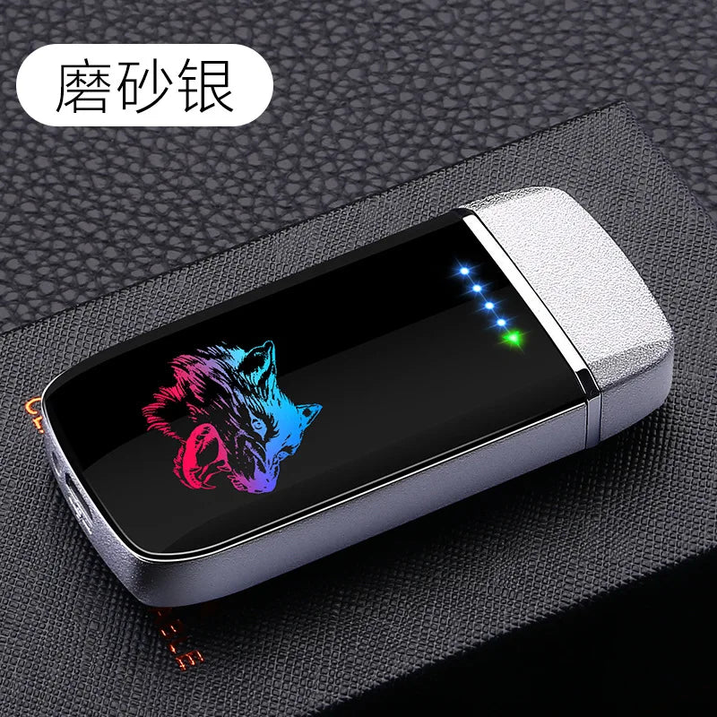 New Smart Induction Dual Arc Plasma Electric Lighter USB Lighter Innovative Side Slip Ignition Personalized Custom Lighter ShopOnlyDeal