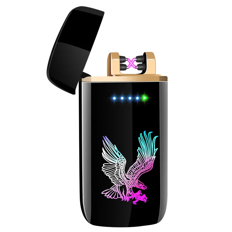 New Smart Induction Dual Arc Plasma Electric Lighter USB Lighter Innovative Side Slip Ignition Personalized Custom Lighter ShopOnlyDeal