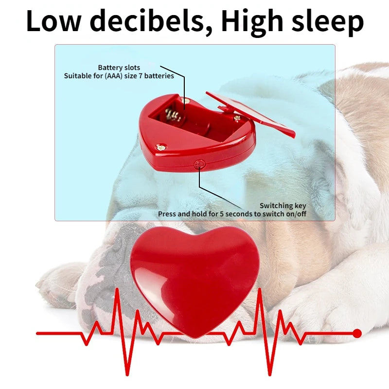 Pet Heartbeat Puppy Behavioral Training Dog Plush Pet Comfortable Snuggle Anxiety Relief Sleep Aid Doll Durable Drop Ship ShopOnlyDeal