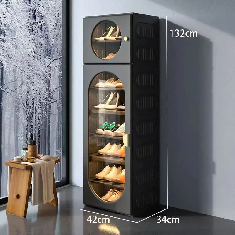 High Quality Luxury Household Free Installation Space-Saving Foldable Shoes Closet Storage Rack Installation Free Shoe Cabinet ShopOnlyDeal