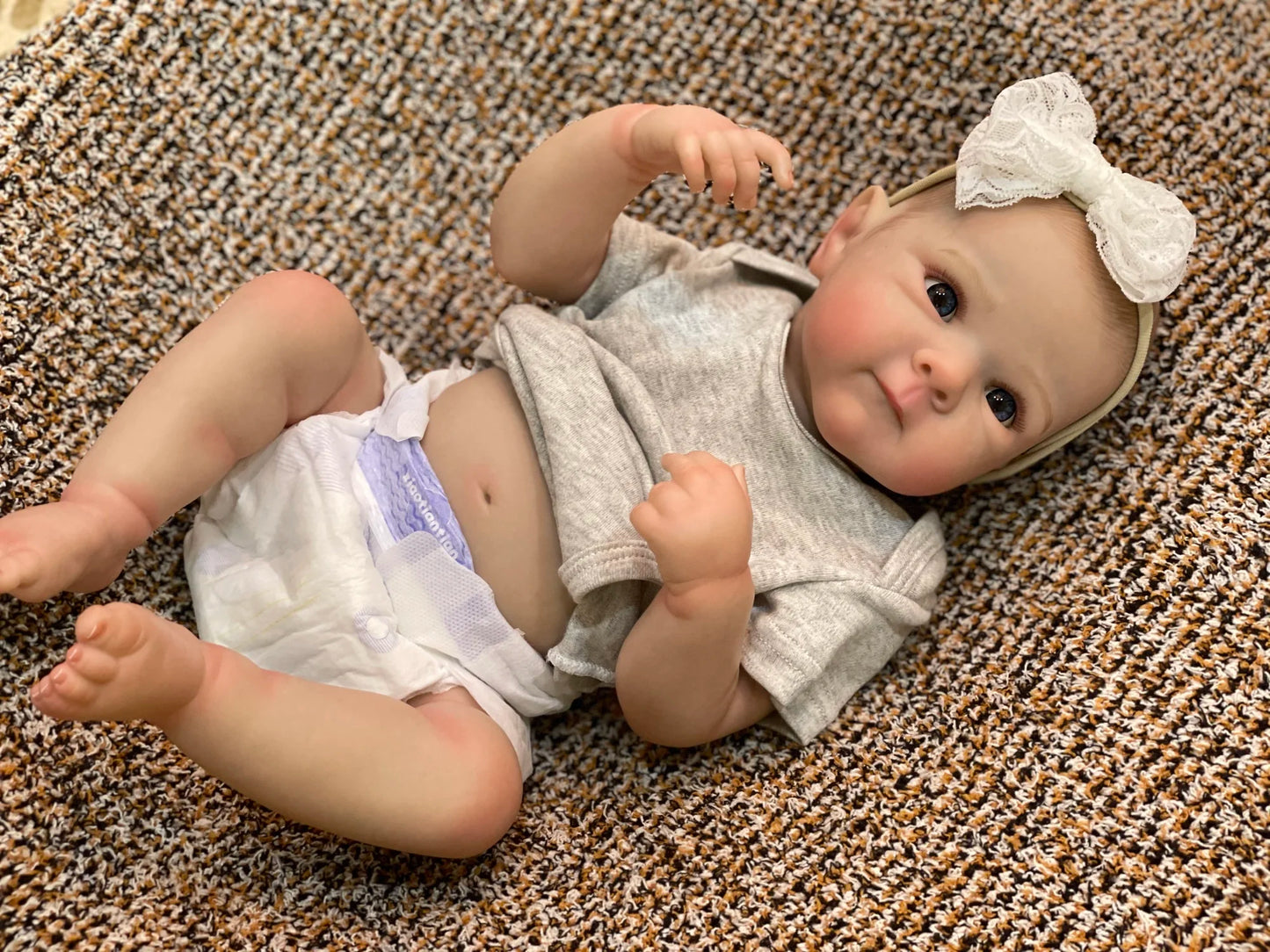 Cuddly Bettie Bebe Reborn Girl Full Body Silicone Doll 50cm Collectible Lifelike Realistic Art Reborn Dolls muñecas reborn ShopOnlyDeal