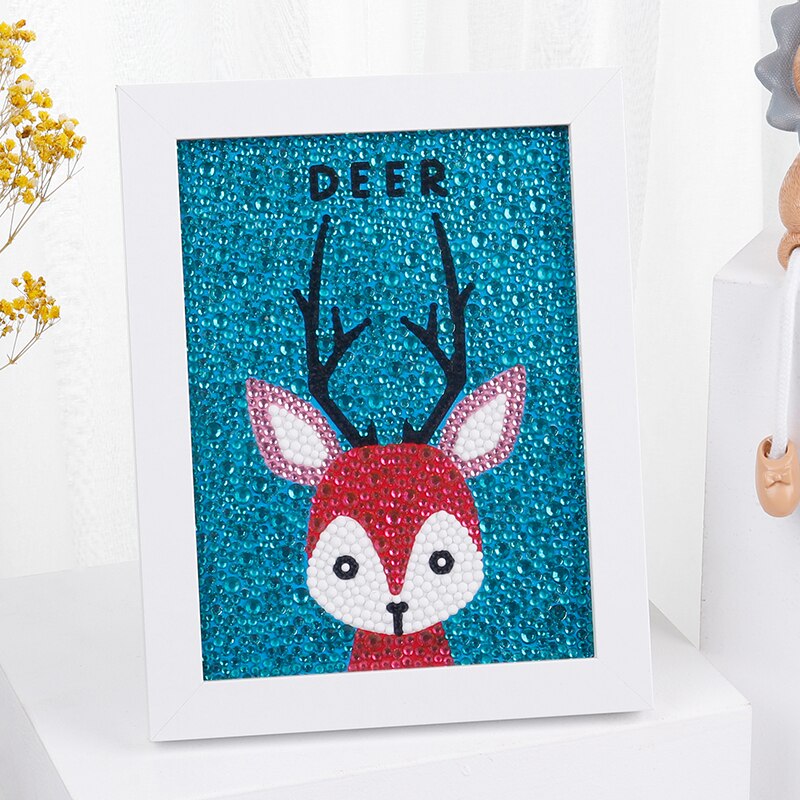 Diamond Painting by Number Kits for Kids Deer Unicorn Owl Crystal Rhinestone Diamond Embroidery Paintings Pictures Arts Craft ShopOnlyDeal