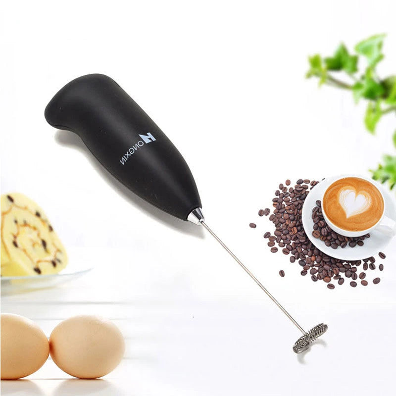 Milk Frother Handheld Mini Electric Foamer Coffee Maker Egg Beater for Cappuccino Stirrer Portable Blender Kitchen Whisk Tools ShopOnlyDeal