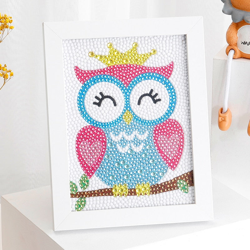 Diamond Painting by Number Kits for Kids Deer Unicorn Owl Crystal Rhinestone Diamond Embroidery Paintings Pictures Arts Craft ShopOnlyDeal