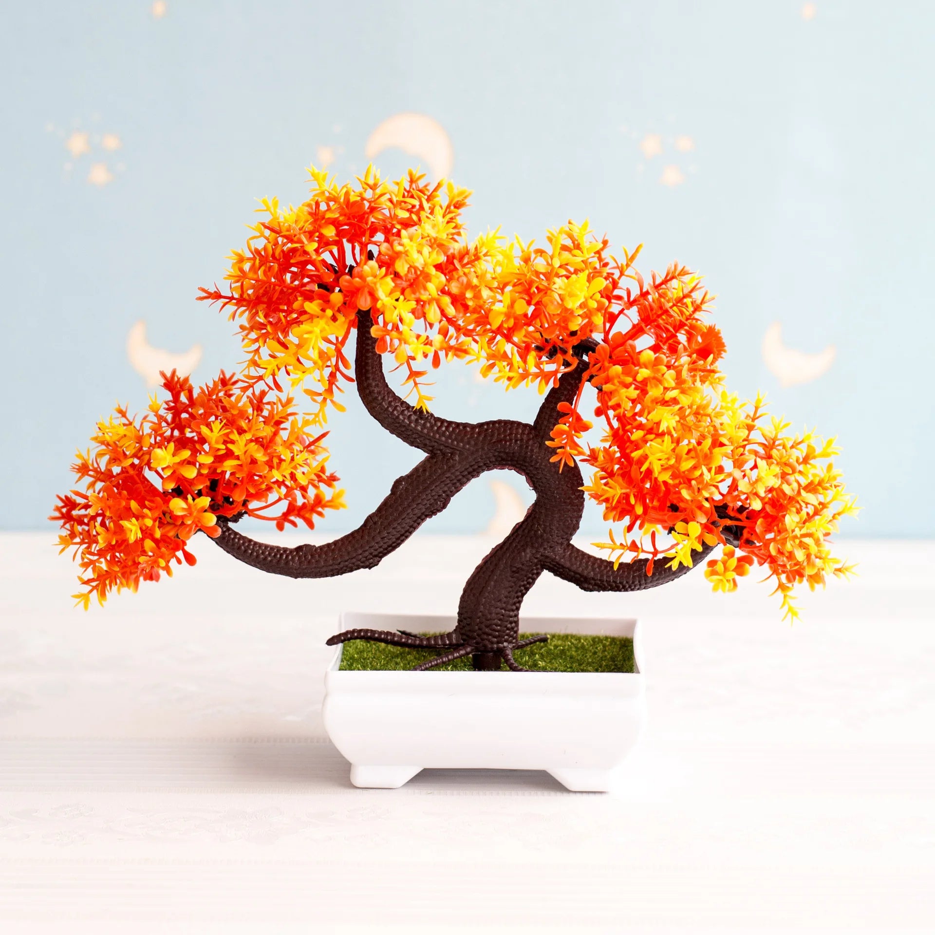 NEW Artificial Plants Bonsai Small Tree Pot Plants Fake Flowers Potted Ornaments For Home Decoration Hotel Garden Decor ShopOnlyDeal