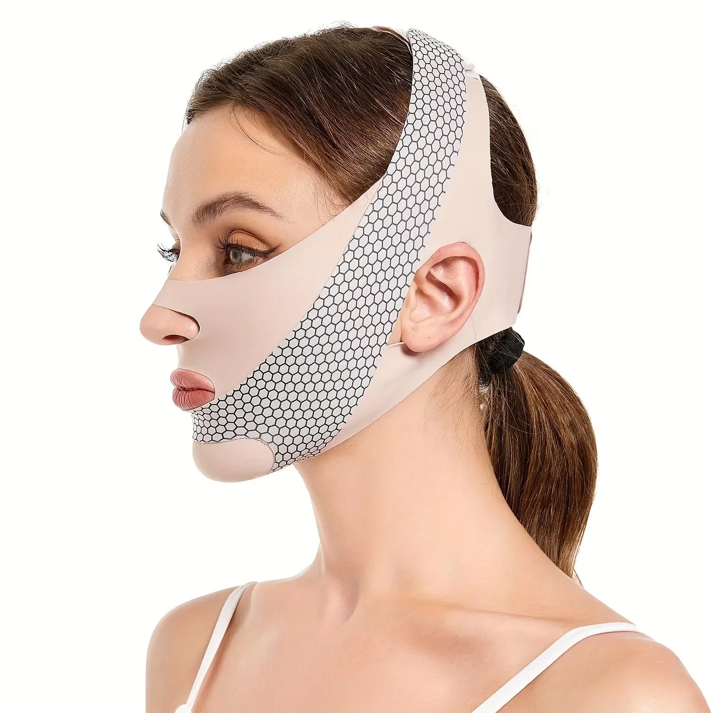 Face Slimming Bandage V Line Face Shaper Double Chin Reducer Face Lifting Belt Anti Wrinkle Facial Massager Women Skin Care Tool ShopOnlyDeal