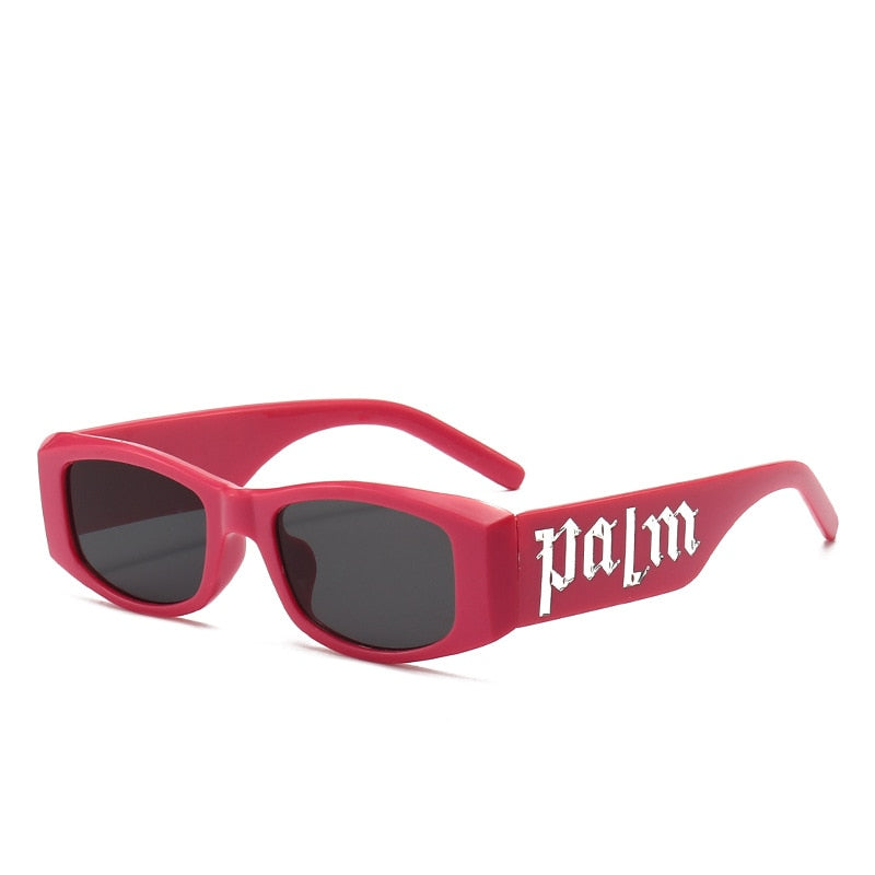 Designer Palm Vintage Small Frame Square Sunglasses | Fashion Luxury Brand Designer Trend | Punk Hip Hop Sun Glasses For Women & Men | UV400 ShopOnlyDeal