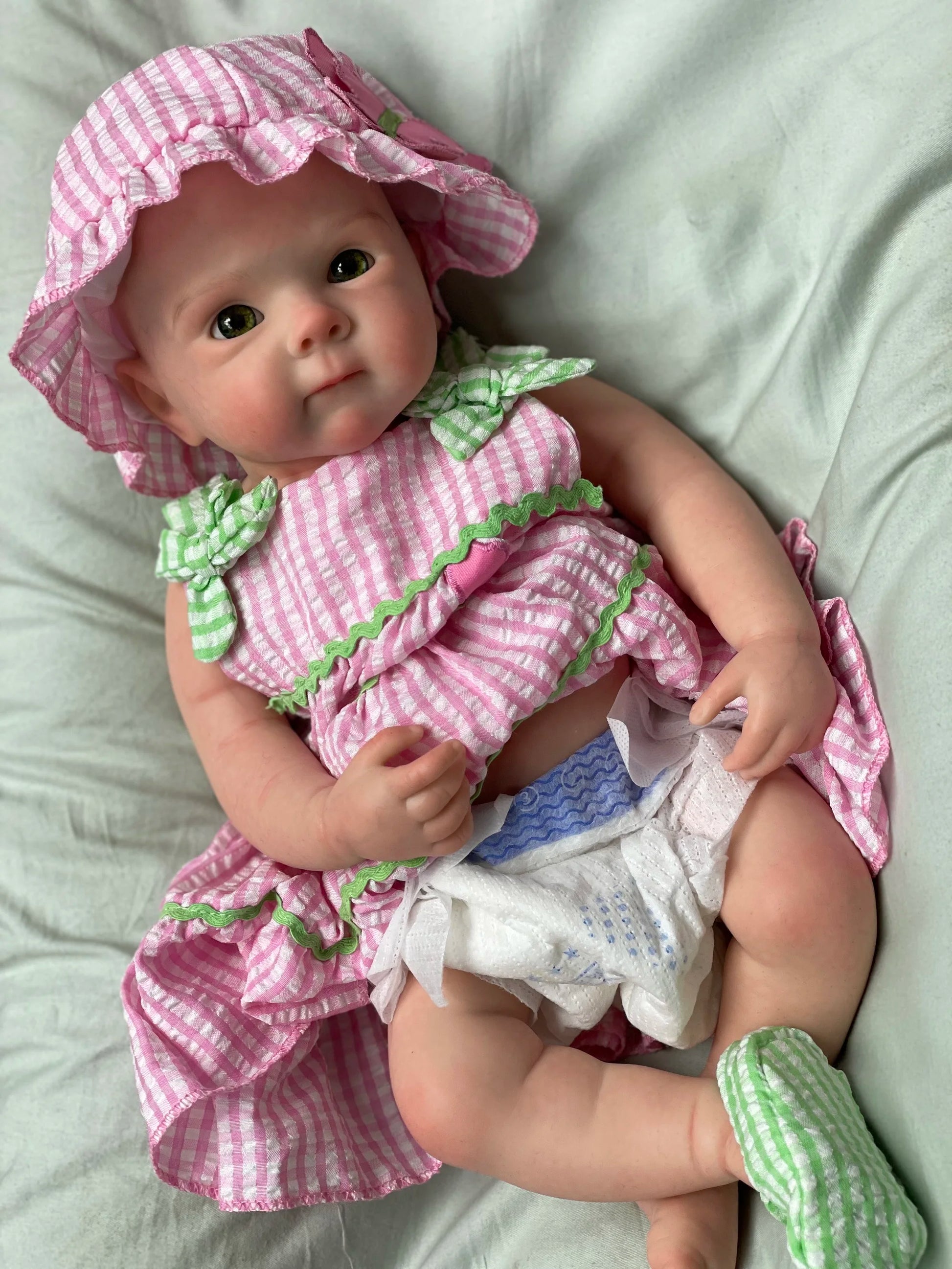 45CM Cute Girl Bettie Full Body Solid Silicone Reborn Doll Painted/Unpainted Handmade Reborn Baby Doll Reborn Corpo De Silicone ShopOnlyDeal