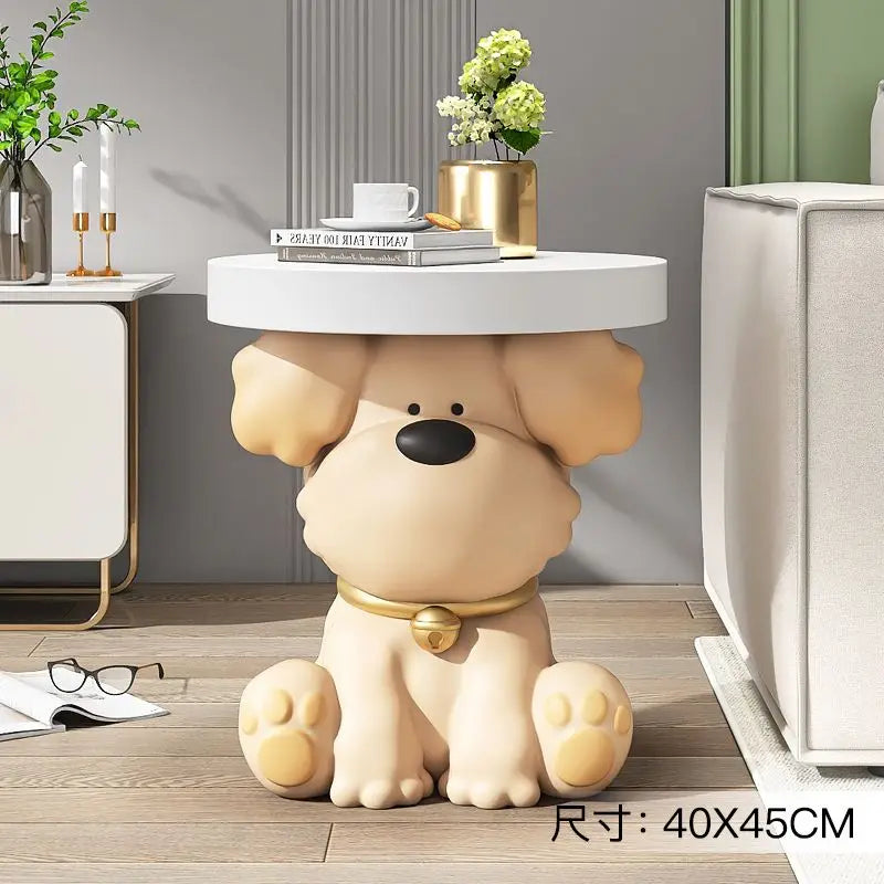 Trendy Cartoon Dog Floor-standing Ornament | Coffee Table Next to the Sofa | Living Room Home Furniture Decoration Gift ShopOnlyDeal