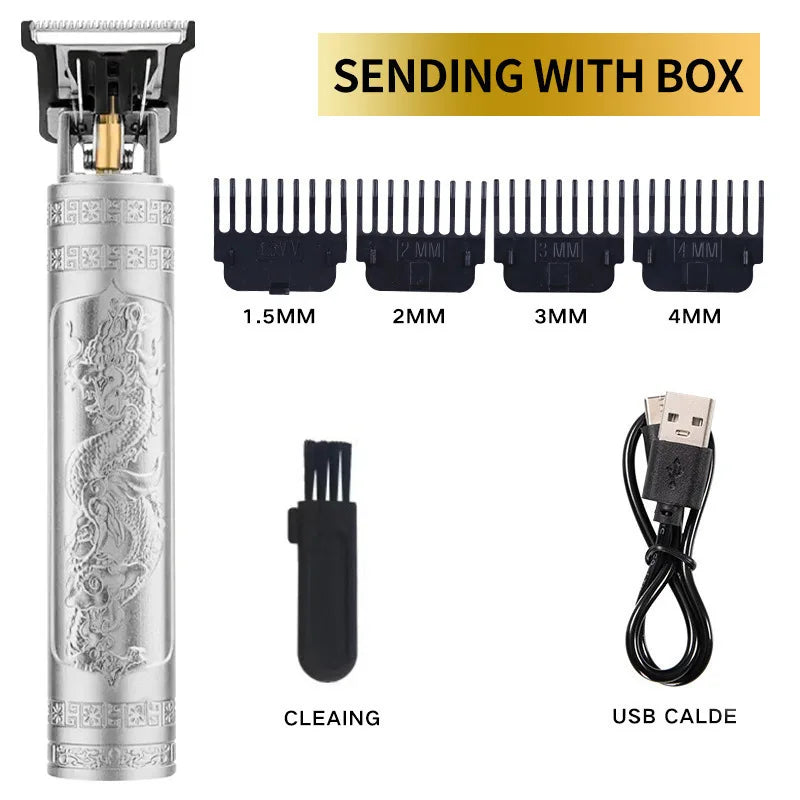 Powerful Professiona Electric Wireless Man Hairdresser Men Barber Shop Groin Beard Repairer Mustache Facial Hair Trimmer Clipper ShopOnlyDeal