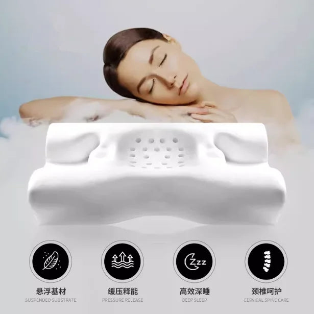 3D Beauty Pillow Side Sleep Does Not Press Face Cervical Pillow Anti Wrinkle Face Pillows Helps Sleep Memory Foam ShopOnlyDeal