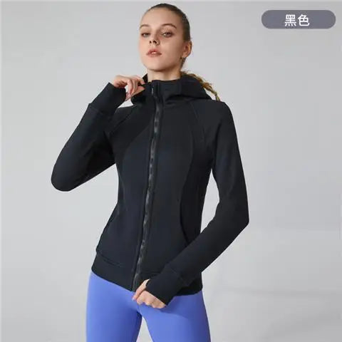 Velvet Jacket Winter Running Clothing Women's Sweatshirt | Thicken Yoga Clothes Fitness Hoodies | Training Sports Top Warm Tight ShopOnlyDeal