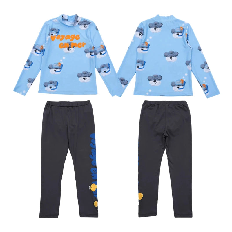 Korean Kids Clothes Swimsuit 2024 | New Summer Baby Boys & Girls Long Sleeve Swimwear | Shirts, Pants, Shorts | Children's Clothing ShopOnlyDeal