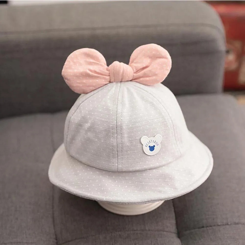 Baby Hat for Summer & Autumn | Cotton Kids Bucket Cap 0-3 Years | Sweet Sun Hats for Baby Girls | Comfortable and Soft Panama Caps ShopOnlyDeal