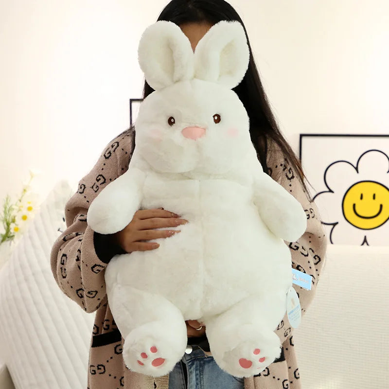 Giant Lazy Rabbit Dolls Soft Plush Cute White Bunny Animal Toys Baby Sleep Pillows Cushion Kids Girl Birthday Gift Kawaii Decor ShopOnlyDeal