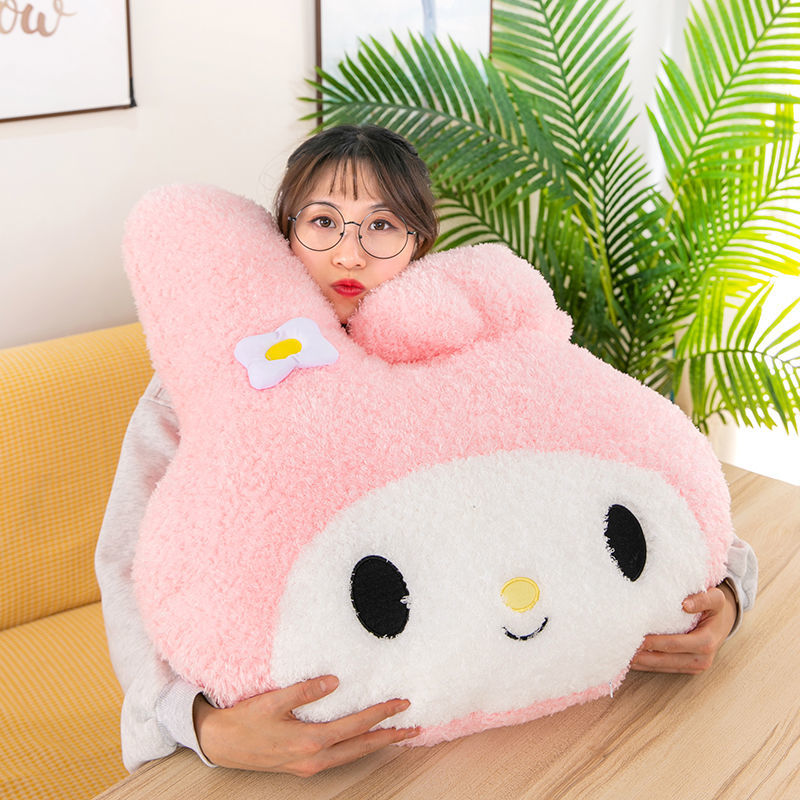 Oversized Kuromi Melody Sanrio Plush Toys Super Soft Plush Pillow Cushion Kwaii Plush Toys Children's Birthday Gifts ShopOnlyDeal