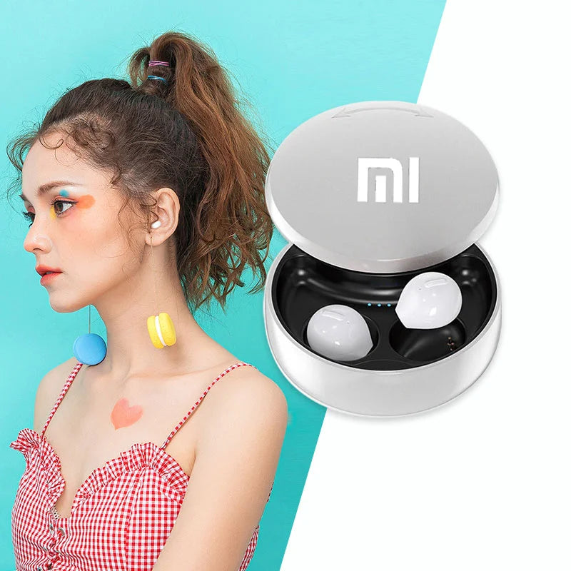 Xiaomi X21S TWS Mini Bluetooth Headphones Ture Wireless Earbuds Invisible TWS Handfree Small Earbuds Sport Earbud Built-in Mic ShopOnlyDeal