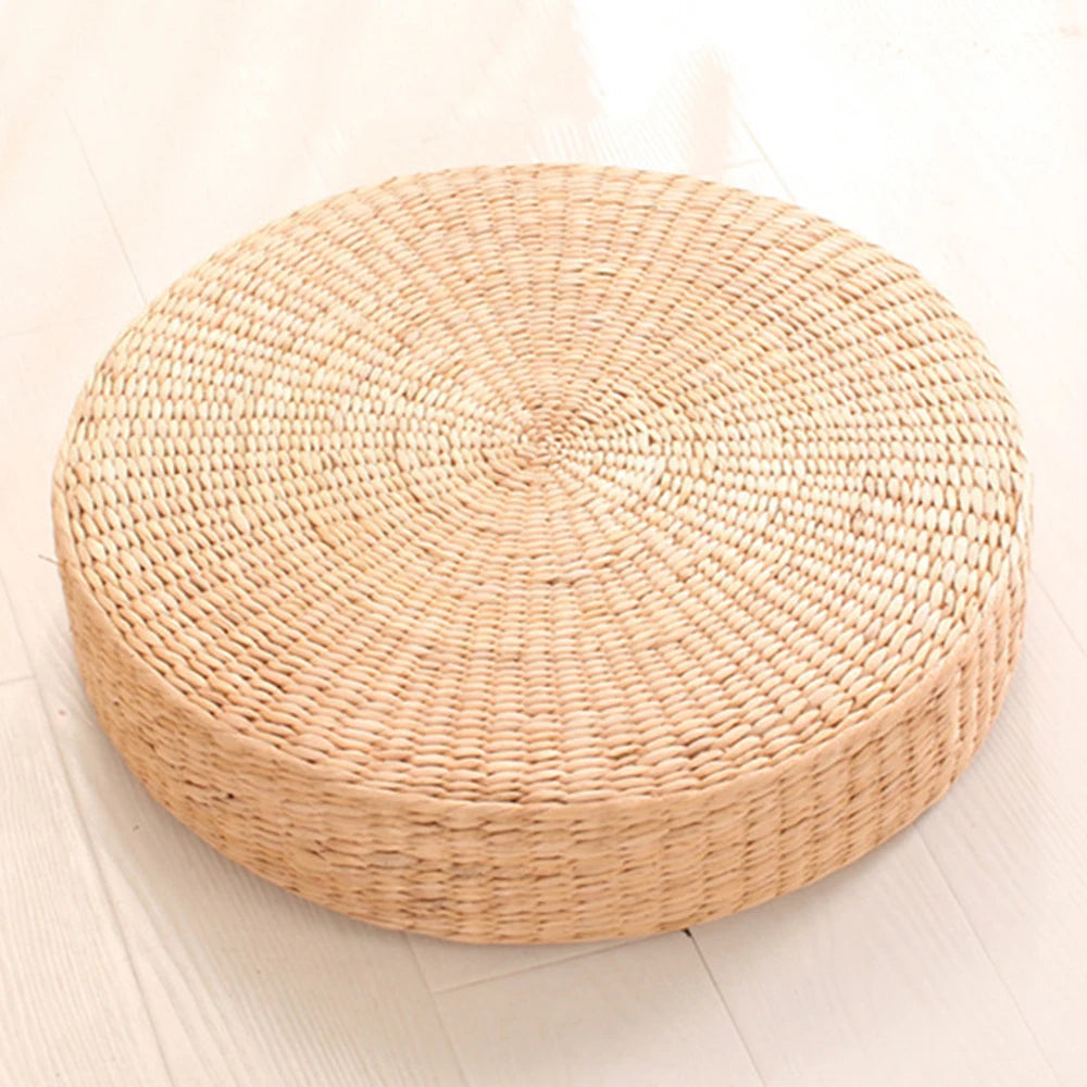 40cm Rattan Tea Ceremony Worship Buddha Pad | Thickening Meditation Pupa Sitting Futon Cushion | Tatami Yoga Mat New ShopOnlyDeal