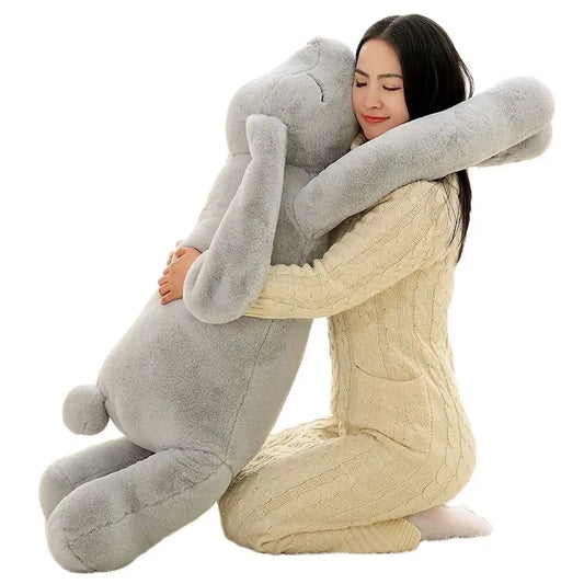 Kawaii Korean Giant Plush Bunny Toy 90cm-120cm Soft Cartoon Big Long Ear Rabbit Hug ToyCushion  Rabbit Stuffed Pillow Girl ShopOnlyDeal