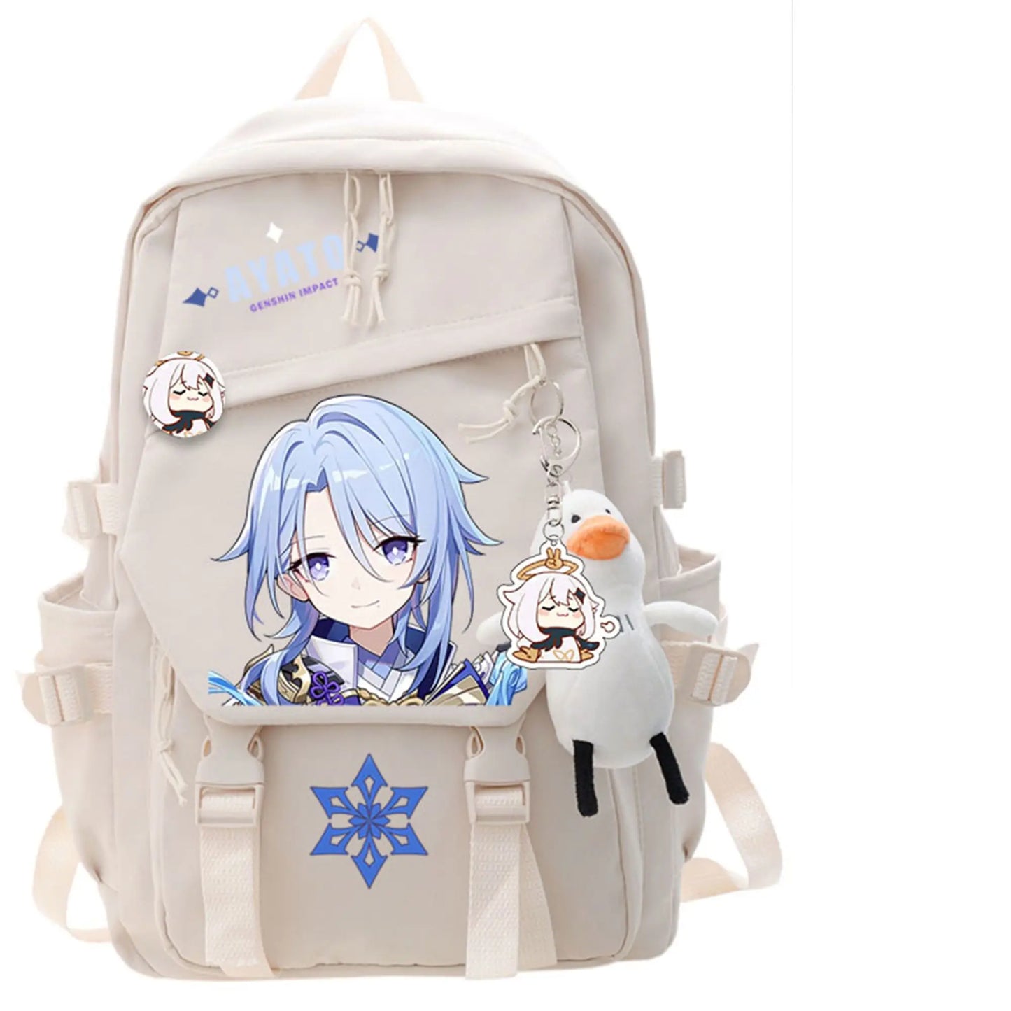 Kazuha Genshin Impact Anime Cosplay Students School Bag Backpack Ayaka Xiao Bookbag Travel Rucksack Outdoor Boys Girls Gifts ShopOnlyDeal