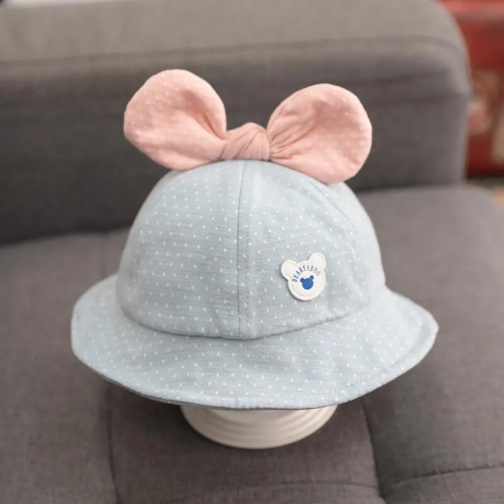 Baby Hat for Summer & Autumn | Cotton Kids Bucket Cap 0-3 Years | Sweet Sun Hats for Baby Girls | Comfortable and Soft Panama Caps ShopOnlyDeal