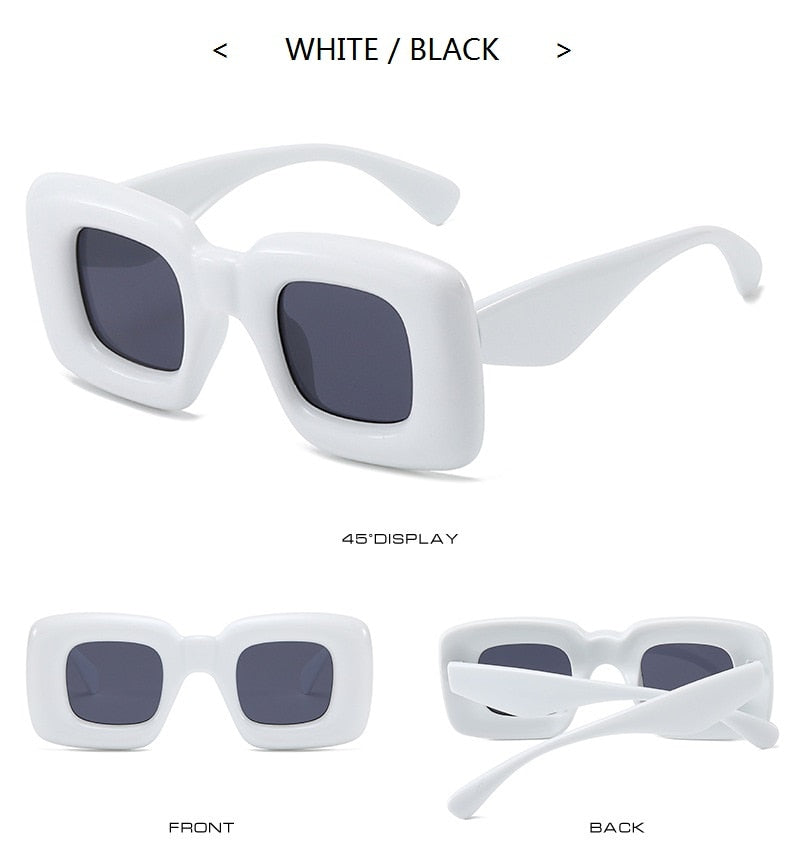 🕶️😎 Inflatable Square Sunglasses for Men & Women: New Punk Designer Sun Glasses | Fashion Big Frame Shades lentes de sol hombre ShopOnlyDeal