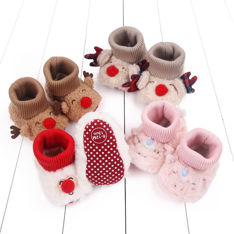 Baby Prewalking Shoes Christmas Baby Sock Shoes Cute Animal Toddler Indoor Floor Sock Shoes 2023 New Arrival Fashion Baby Shoes ShopOnlyDeal