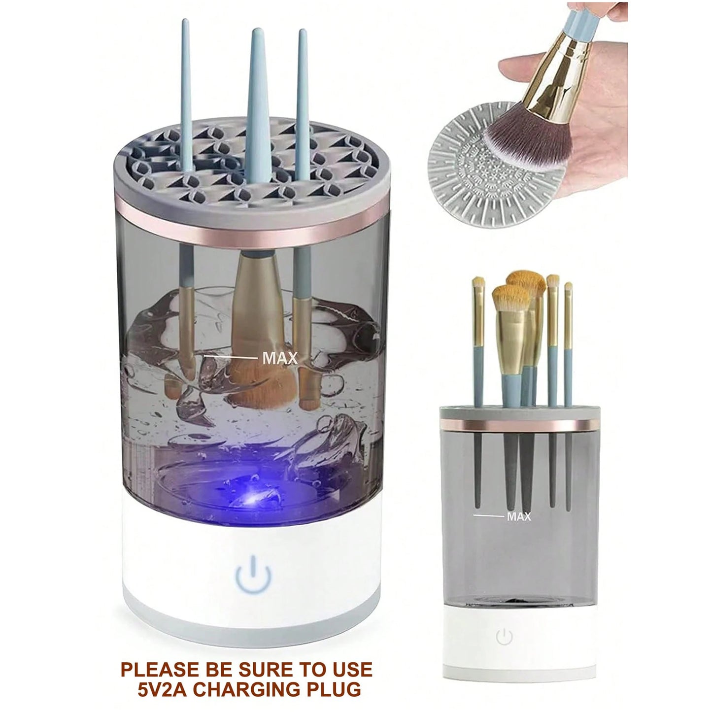 Automatic Electric Makeup Brush Cleaner With USB Makeup Brush Cleaning Tools Automatically Cleaning Makeup Brushes ShopOnlyDeal