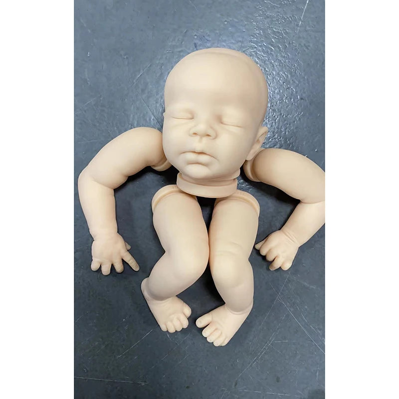 16inch Reborn Doll Kit Zendric Newborn Baby Size Unfinished Doll Parts with Body Kit Bebe Reborn ShopOnlyDeal