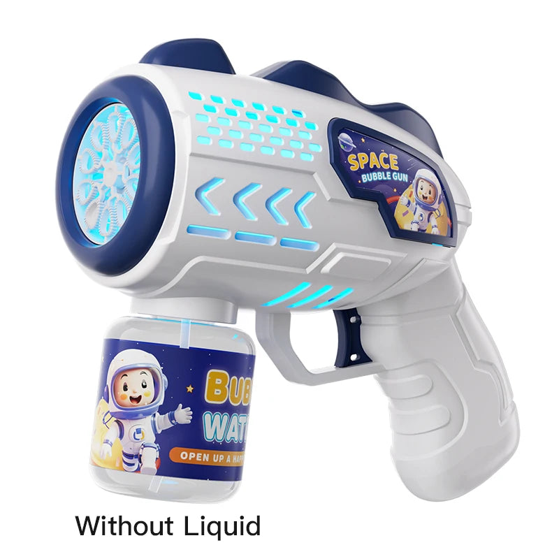 Astronaut Electric Automatic Light Bubble Machine Bubble Gun Toy Summer Beach Bath Outdoor Game Fantasy Toys for Children Kids ShopOnlyDeal