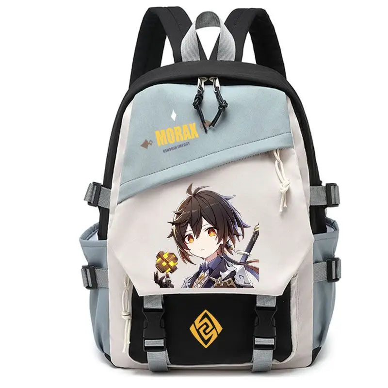 Genshin Impact Anime Cosplay Students School Bag Backpack Beelzebul Ayaka Xiao Bookbag Travel Rucksack Outdoor Boys Girls Gifts ShopOnlyDeal