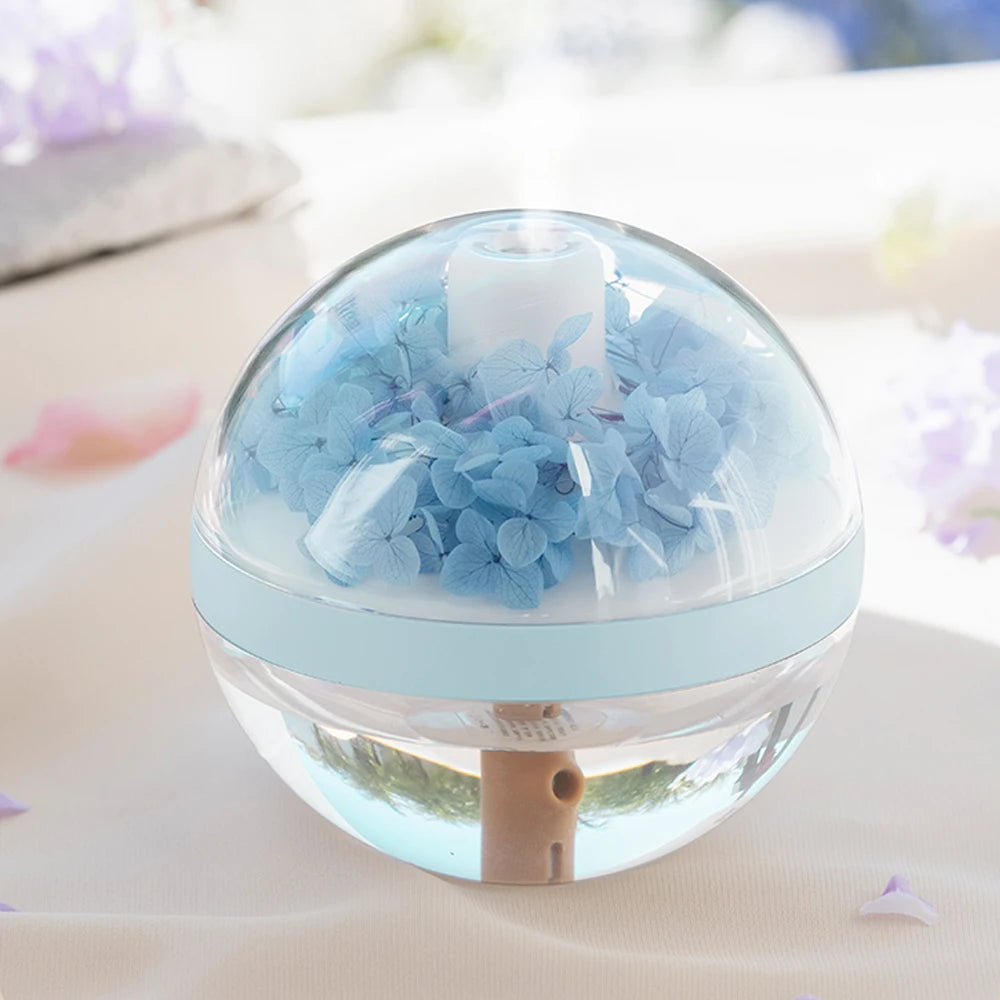 270ML Air Humidifier Home Hydration Humidifier Colour LED Light Mist Maker Mute Air Humidifier Eternal Flower Humidificador ShopOnlyDeal