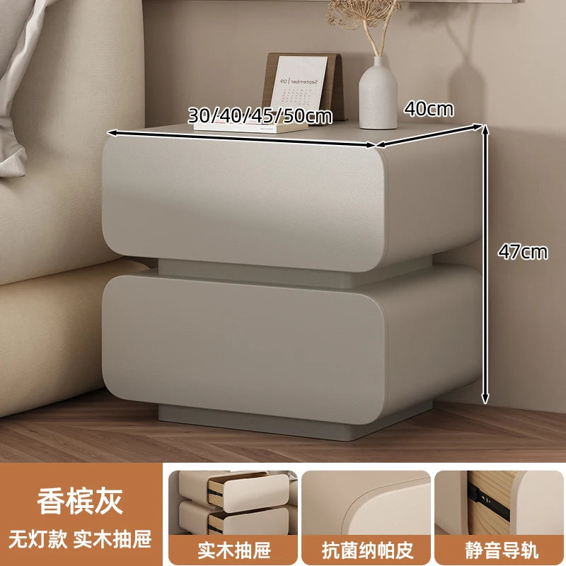 White Bedroom Mobile Nightstands Nordic Modern Bedside Cabinet Gamer Comfortable Design Mesita De Noche Home Furniture CY50NS ShopOnlyDeal