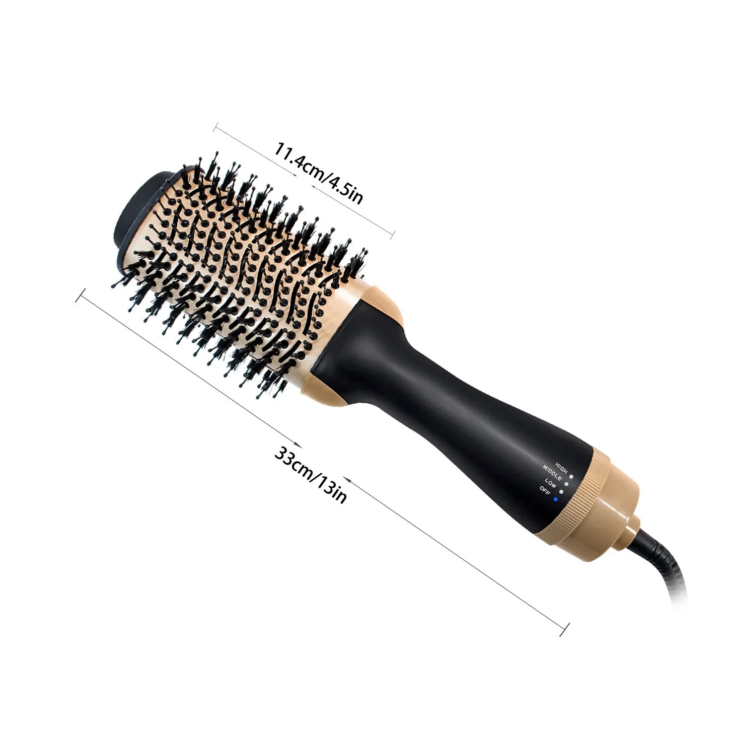 One Step Hair Dryer Brush Household Hot Air Brush & Volumizer Hair Curler Straightener Salon Hair Styling Tools ShopOnlyDeal