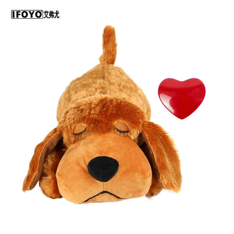 Pet Heartbeat Puppy Behavioral Training Dog Plush Pet Comfortable Snuggle Anxiety Relief Sleep Aid Doll Durable Drop Ship ShopOnlyDeal