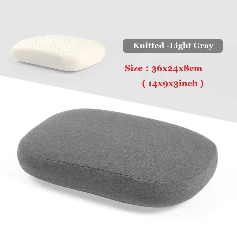 JFLEGAL Natural Latex Pillow Rubber Odorless Neck Pillow Office Cushion Sleep Does Not Collapse Almohadas Para Dormir Oreiller ShopOnlyDeal