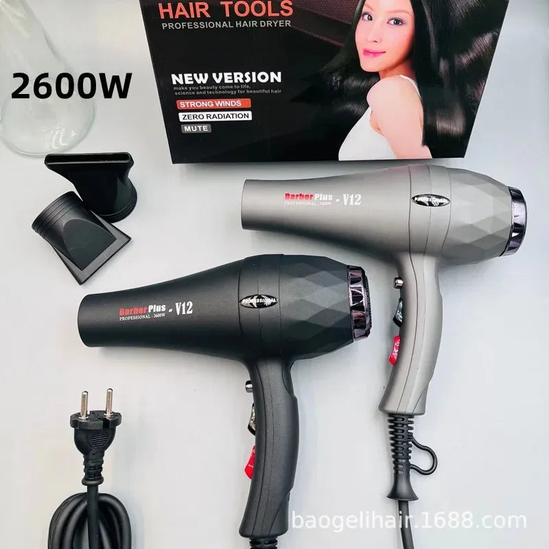 Professional Fast Drying Hair Dryer 2600w High-Power Negative Ion Hair Salon Household Constant Temperature Thermoelectric Hair ShopOnlyDeal