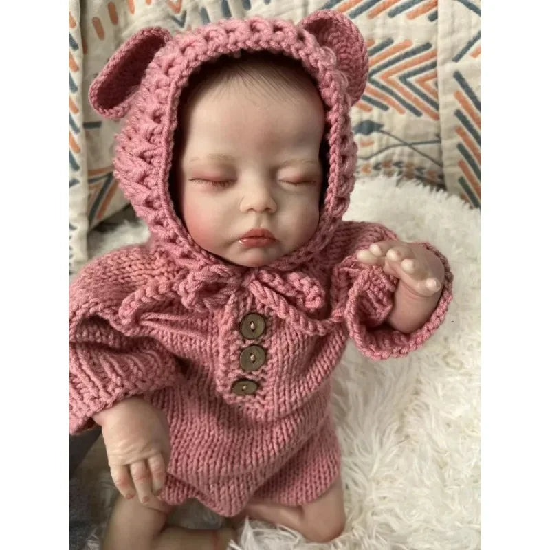 47cm Reborn Baby Doll Newborn Deliah Soft Cuddly Body Lifelike 3D Skin with Visible Veins High Quality Handmade Doll ShopOnlyDeal