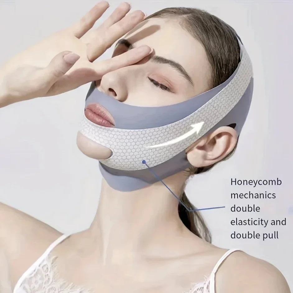 Face Slimming Bandage V Line Face Shaper Double Chin Reducer Face Lifting Belt Anti Wrinkle Facial Massager Women Skin Care Tool ShopOnlyDeal