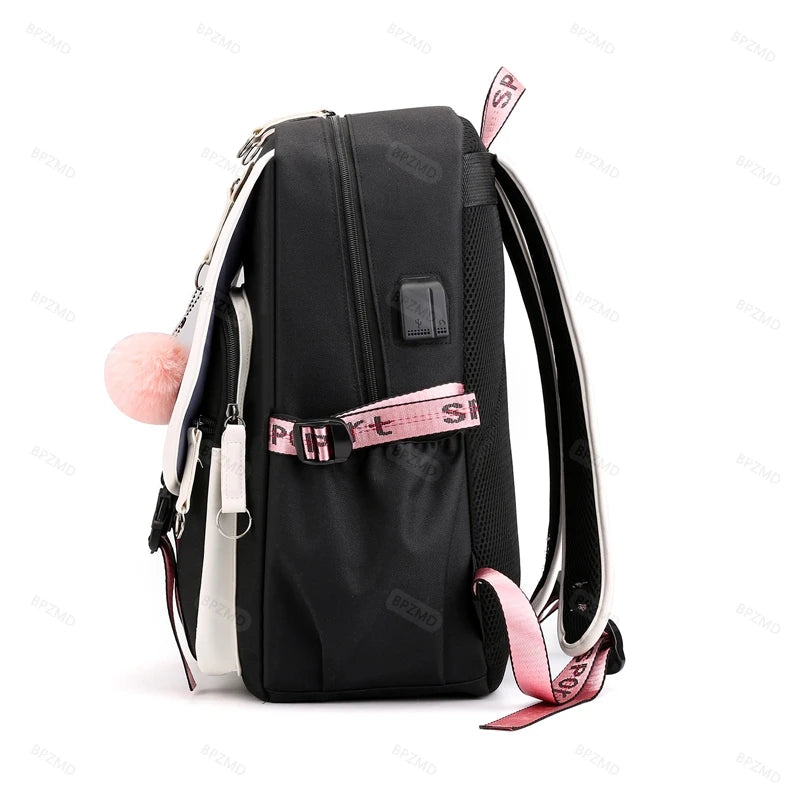 Anime Adults Large Capacity Backpack Bags Demon Slayer Nezuko Kawaii Cartoon School Bag forManga To Travel Daily Girls Bookbags ShopOnlyDeal