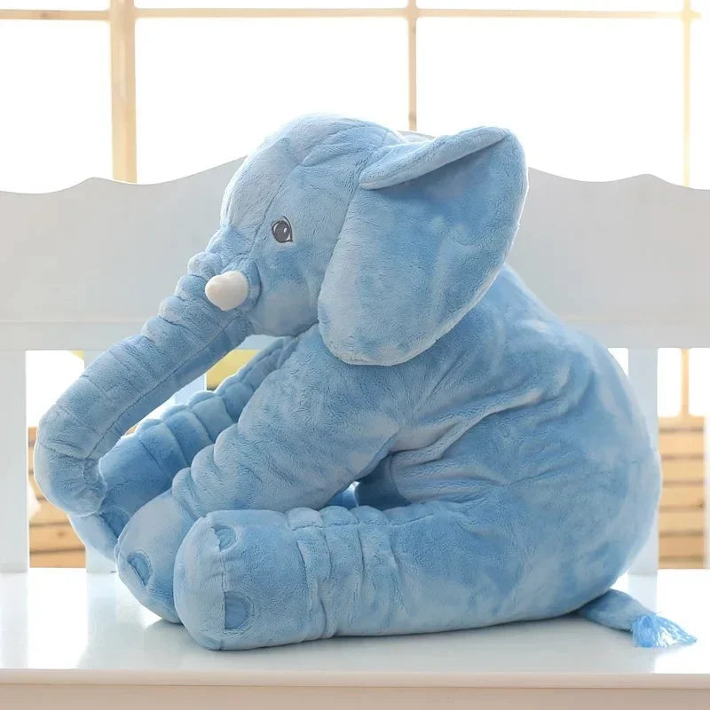 60cm Big Lovely Pink Grey Elephant Pillow Soft Smoothing Plush Toy Cute Baby Sleeping Back Cushion Stuffed Animal Doll Gift ShopOnlyDeal